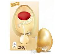 White Chocolate Egg with White Truffles 260g (Pack of 2) "Indulgence in every bite, a moment of pure decadence" For All Occasions Birthday,Christmas,Easter,New Year