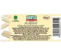 White Chocolate Flapjacks (12x120g). Giant oat bars with a rich golden syrup base and creamy white chocolate topping. Individually wrapped for freshness. Perfect for on-the-go snacking.Higates Flap