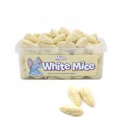 White Chocolate Mice Tub 600g - White Chocolate Flavoured Mice