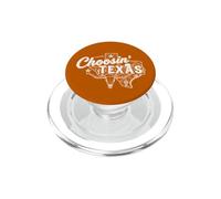 White Choosin Texas PopSockets PopGrip for MagSafe