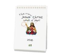 (White) Christ WHAT A YEAR Calendar 2026