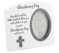 White Christening Day Photo Frame Gift