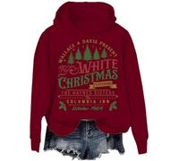 White Christmas Hoodie White Christmas Sweatshirt For Women Movie 1954 Xmas Song Haynes Sisters Xmas Sweatshirts