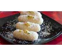 (White Chum Chum Coconut 250g) The Taste Of Indian Traditional Sweets ''Experience The Essence Of India's Mithai Traditions With Every Bite'' Best Gift For All Occasions Rakhi, Marriage, Diwali, Holi