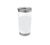 White Circle Stainless Steel Insulated Tumbler