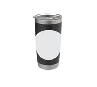 White Circle Stainless Steel Insulated Tumbler