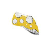 White Circular Spots on A Yellow Background Golf Club Iron Head Covers Water Resistant Iron Golf Club Headcovers fit for Most Brands