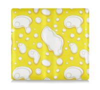 White Circular Spots on A Yellow Background Premium Leather Toursuit car registration and insurance card holder Car Essentials for ID, Driver's License, Key Contact Information Cards, White circular
