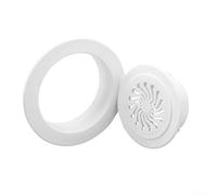 White Circular Vent, 100MM Pipe Protector,Air Conditioner hole Pipe Insert End Cap Air Conditioning Wall Hole Cover Hole Tube