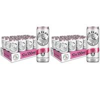White Claw Hard Seltzer Black Cherry 12 x 330ml Cans 4.5% ABV (Pack of 2)