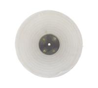 White Close Stitched Metal Polishing Buffing Mop 10" x 2" 4 Section 2nd Stage