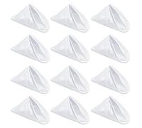 White Cloth Napkin Set of 12,Satin Dinner Napkins Cloth Washable,Reusable Napkin for Everyday Use Dining Table,Restaurant,Wedding, Thanksgiving and Christmas(20" x 20",White)…