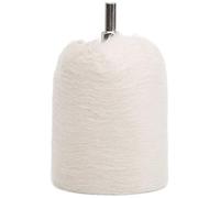 White Cloth Polishing Wheel Cylindrical Type Electric Drill Grinding Tools with Handle Wide Applications for Metal Jewelry Hardware Stainless Steel Plastic Ceramic Clocks Cotton (Cylindrical type