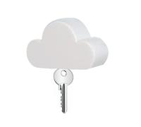 White Cloud Key Holder, Magnetic Keychain Organizer with Cloud Design | Home Decorations, Cloud Key Holder, Novelty Holding Multiple Keys, Clips, Scissors on Wall Door