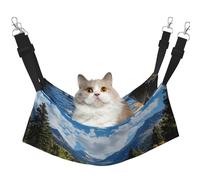 White Clouds And Flowing Rivers Printed Pet Hammock - Sleeping Hammock For Cats, Rabbits, Ferrets, Puppies, Small Animals