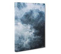 White Clouds Canvas Print | Gallery Wrapped 30mm Frame Wall Art | 30x20 inches | Ready to Hang | Modern Picture | Living Room Bedroom Lounge Office