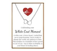 White coat ceremony gifts, Med school gift for medical student, White coat ceremony necklace, Medical student gifts, New Doctor gift, Dental, Pharmacy, Nursing School, Future nurse necklace