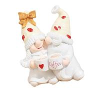 White Coffee Figurine Statues Add Unique Charm Artistic Touch To Any Space For Home Office Decoration White Resin