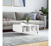 (concrete grey) vidaXL Coffee Table Tea Side Table Sofa Table High Gloss White Engineered Wood