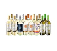 White Collection - 15 Bottles Of White Wines - 5% - 6% - 7,5% Vol, 0.00
