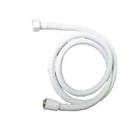 White Color 1.5M Stainless Steel Flexible Shower Hose Pipe Double Lock with EPDM Inner Tubes(120cm)