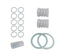 White Color 15 PCS Per Set Silicone Sealing Rings Spare Parts ，Compatible for VEVOR Ice Cream Makers Tube Components Machines