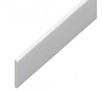 White/Coloured UPVC Trims 20mm,25mm,30mm,45mm,65mm,95mm 1m Lengths Comes Flat! (White 95mm)