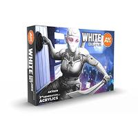 White Colours Set - AK Interactive Acrylic 3g Paints- AK11609