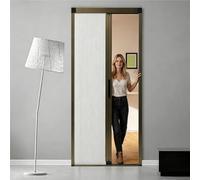 White Concertina Doors Internal Folding Door, Accordion Door Custom Size for Bathroom Shower Closet Kitchen Pantry with Handle, Space-Saving Temporary Doors(HXW 200X146CM)