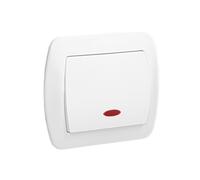 WHITE CONNECTOR 1 POLE ILLUMINATED TERMINALS Chord AW1L/11