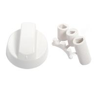 White Control Knob For Universal Cookers Ovens & Hobs