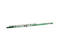 White Copper 16 Keys C Flutes Set For Student Beginner with Stand, Carrying Case, Cleaning Kit, Tuning Rod, Flute Component
