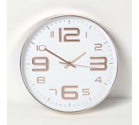 White & Copper Wall Clock
