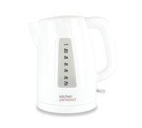 White Cordless Kettle 1.5L Fast Boil Kitchen Perfected Eco Electric Jug 3000W