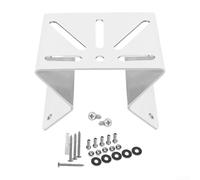 White Corner Mount Bracket for Eufy Security for SOLOCAM S340, E30, E42, Sturdy Metal Wall Camera Mounting Kit for Outdoor Indoor