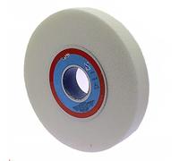 White Corundum Grinding Wheel, Bench And Pedestal Abrasive Wheel, OD:150Mm,Hole Diameter:12.7Mm,Thick:20Mm 1Pc(120 Grit)