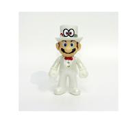 (White Costume Mario 5'') Super Mario Bros PVC Action Figure Doll Kid Toy