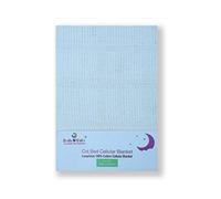 White COT Cellular Blanket 100% Cotton, Size : 100 x 150 cm Made in EU