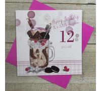 WHITE COTTON CARDS Age 12 Birthday Card - Freak Shake Design (RA7-12)