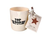 WHITE COTTON CARDS Bone China Mug - Top Dad Bold Graphic Design. 325ml (MUG-S16)