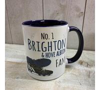 WHITE COTTON CARDS Brighton & Hove Albion Football Mug (MUG-F46)