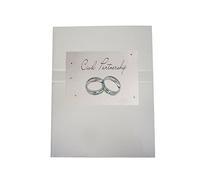 White Cotton Cards Civil Partnership, Wedding Ring design Planner CP9