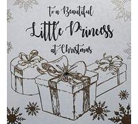 White Cotton Cards F4-LP "to a Beautiful Little Princess" Handmade Christmas Card