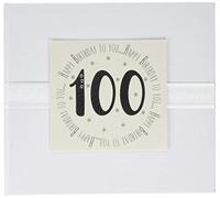 White Cotton Cards ‘Happy Birthday to You, 100' Guest Book (MTGA18G)