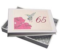 White Cotton Cards HU65T"65" Birthday Memories, Humming Bird Design Photo Album