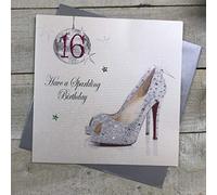 WHITE COTTON CARDS Large Have a Sparkling 16th Birthday Handmade Card, XPDA16
