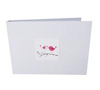 white cotton cards Love Birds Tiny Value Photo Album, TVBX18, 17.5 x 2.5 x 12.5 cm