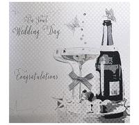 White Cotton Cards On Your Wedding Day, BD32