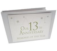 WHITE COTTON CARDS Range, Lace On Our 13th Anniversary Memories of This Year, Tiny Value Album, (Code TVAW13)