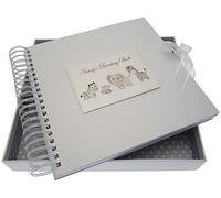 White Cotton Cards Silver Toys Nanny's Boasting Card and Memory Book